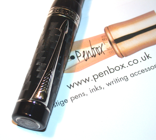 Limited Edition Black Parker Duofold DNA pen.