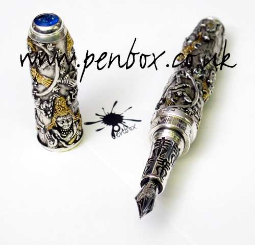 Limited edition Caran d'Ache Shiva fountain pen.