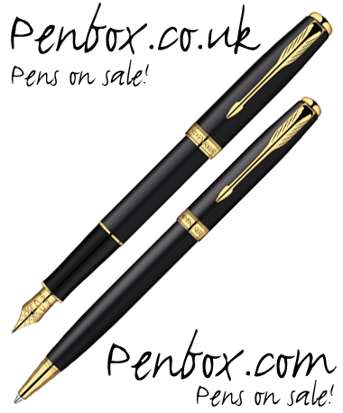 Parker pens on sale.