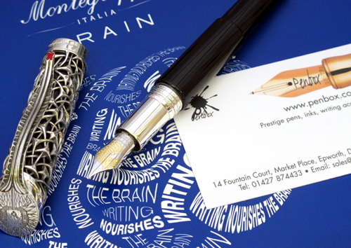The limited edition Montegrappa Brain fountain pen.