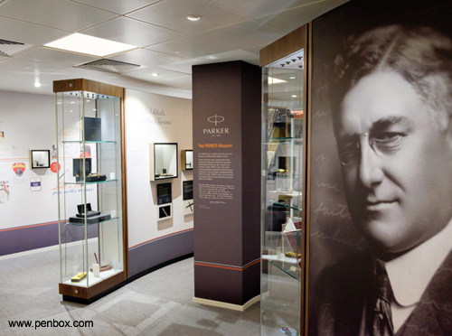 Parker pen museum.