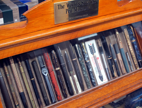 The World's smallest pen museum.